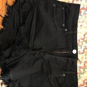 American eagle hi rise shorts
